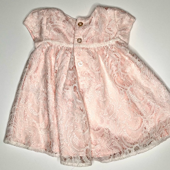 Pink Lace Babydoll Dress - Picture 3 of 3